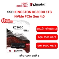 Kingston KC3000 SSD Hard Drive 512G/1TB PCIe 4.0 NVMe M.2 SSD