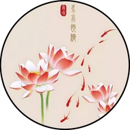 Nine Lotus Fish Filth Bathroom Stickers Entrance 9tt Stickers Nine Lotus Sticky tb Fortune-Gathering