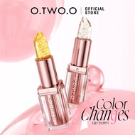 【Haute Series】O.TWO.O Color Changing Lip Blam Moisturizing Gold Foil Thermochromic Lipstick 0 Added