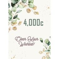 IMVU CREDITS | 4,000c | CLEAR YOUR WISHLIST