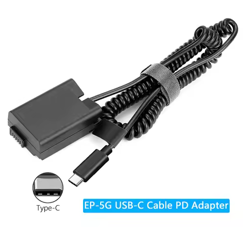 EN-EL25 ENEL25 EN-EL25a ENEL25a Dummy Battery Type-C Cable PD Adapter for Nikon Z fc Zfc Z30 Z50 Dig