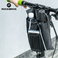 ROCKBROS Bike Bag Head Tube Handlebar Bicycle Folding Bag Reflective Electric Vehicle Cycling Pannier Accessories Motorcycle Hanging Bag Storage Bag