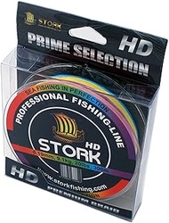 Stork HD 4-Way Braided Fishing Line 300 m (Multicoloured, 30 lbs / 13.6 kg / 0.23 mm)