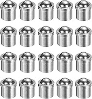 HARFINGTON 20pcs Ball Point Spring Plungers 5x5mm 15N Elasticity Stainless Steel Precision Positioni