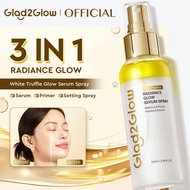 【New Launch】Glad2Glow White Truffle Radiance Glow Serum Spray 100ml Essence Glossy Deep Hydrating Fa