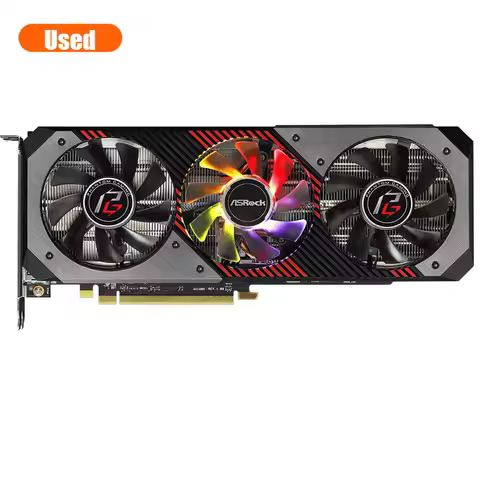 Asrock 5700XT Phantom Gaming D 8G OC Graphics Card GDDR6 256Bit 3DP HD Video Cards