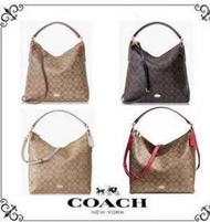 美國代購COACH 34910 專櫃新款 經典雙C紋印花pvc 側背手提女包 現貨