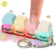GANTUNGAN Luminous Mechanical Keyboard Keychain DIY Mechanical Keyboard Keycap