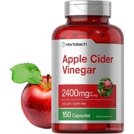 Horbäach Apple Cider Vinegar Capsules | 2400mg | 150 Count | Non-GMO, Gluten Free 6Q4M