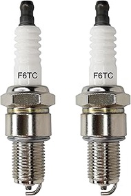 2-Pack F6TC Spark Plugs Replace for NGK BP6ES Bosch WR6DC Champion N9YC Honda GX140 GX160 GX200 Pred