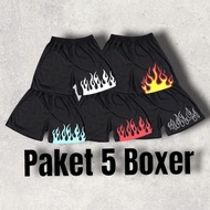 Boxer Shorts 5pcs Fit L Lotto Material