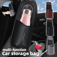 Car Seat Side Hanging Bag Cards Phones Tissues Cup Holder Box Accessories for Benz W202 W212 W126 W140 W168 W177 CLS GLE GLC GLS CLA