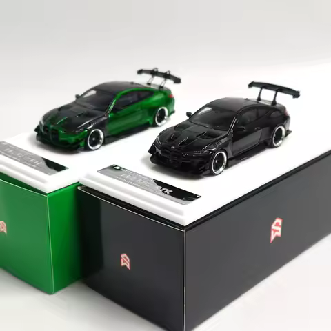 Diecast SW 1:64 Scale BMW G82 M4 GTR Alloy Car Model