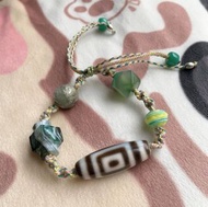 ▪️藏式手工設計款 仿至純硃砂料天珠 天地▪️