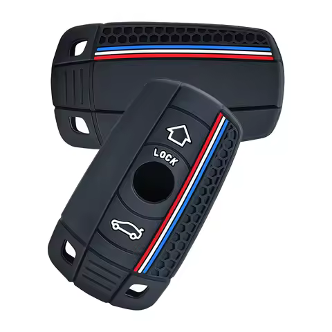 New style Silicone Car Remote Key Case Cover For BMW X1 X5 X6 Z4 E90 E60 E70 E87 3 5 6 Series M3 M5