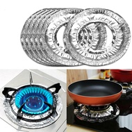 1PACK (10PC) Aluminum Foil Gas Burner Disposable Bib Liners/Gas Stove Cover/Gas Stove Protector/Gas 