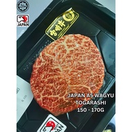 A5 Wagyu - TOGARASHI Shoulder Clod (Steak) Halal 150 - 170G