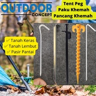 Tent Peg Peg Paku Khemah Pancang Khemah Camping Peg Paku Khemah Camping Peg Tent Tent Pegs Besi Panc