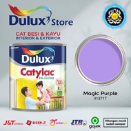 CAT MINYAK CAT KAYU DAN BESI DULUX CATYLAC HI-GLOSS 1 KG WARNA MAGIC PURPLE 41371T UNGU VIOLET MUDA 