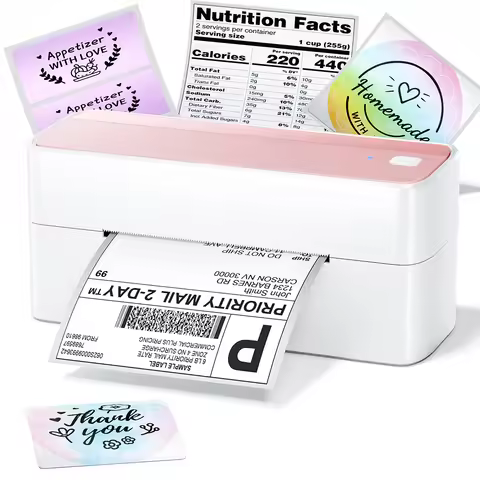 Phomemo 241BT 4X6 Wireless Shipping Labels Printer for Small Business Bluetooth Thermal Label Printe