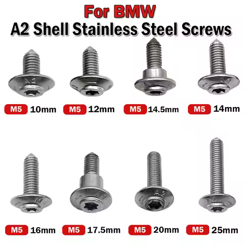 R1200GS R1250GS Motorcycle Shell Fairing Screw For BMW S1000XR K1600GTL K1600B F750GS F850GS C400X C