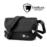 UnisBlack Beg silang Lelaki ,  Men Sling Bag , Shoulder Bag Men , Beg silang Lelaki , Beg Lelaki