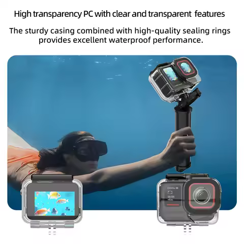 Plastic 40m Waterproof Shell For Insta 360 ACE 2 Underwater Photography Equipment Waterproof Camera 
