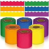 Solid color waterproof bulletin board border sticker, notice board border decorative sticker, classr