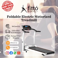 Foldable Electric Motorized Treadmill / Treadmill Cardio Exercise Jogging Running Machine With Manua