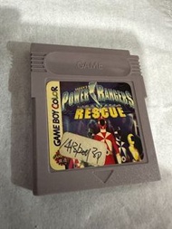 Nintendo GAME BOY COLOR Game GBC Power Rangers Lightspeed Rescue 恐龍戰隊光速救援 GB/GBC/GBA/GBA SP 盒帶 任天堂餅帶