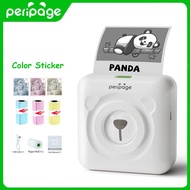 PeriPage A6 Mini Portable Label Photo Printer Thermal Self-adhesive Labels Printer For Mobile Pocket Sticker Maker Printing