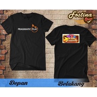 Men's T-Shirt DB Pragmatic Play 777 Fire Strike Slot Game Adult Size Unisex Cotton 30s Fostina Store