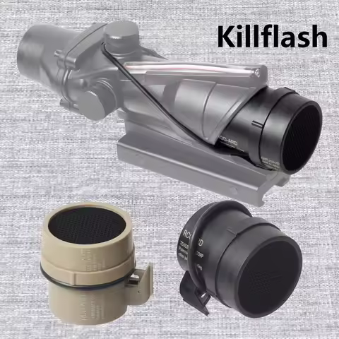 Tactical 1X32 4X32 Scope Killflash Metal Mesh Cover Cap Front Lens Protector Anti-Reflection Honeyco