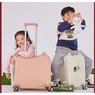 (SG seller) Kid sit on  luggage children's ride on luggage cabin size