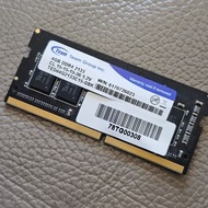 Team DDR4 4GB DDR4 2133 SODIMM Notebook Laptop 手提電腦 Ram 包順豐智能柜自取