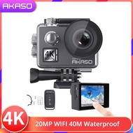 AKASO V50 Elite 4K/60fps Touch Screen WiFi Action Camera Voice Control EIS 40m Waterproof Camera Adj