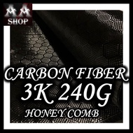 CARBON FIBER FABRIC 3K240G HONEY COMB 1X1 METER