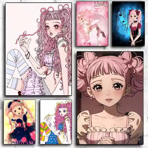 Anime Paradise Kiss Miwako Cartoon Classic Movie Posters HD Quality Poster Wall Art Painting Study N