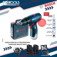 BOSCH GSB 120-LI GEN2 (GSB120-LI / GSB120 / GSB120LI) CORDLESS IMPACT DRILL 12V COMBO SET