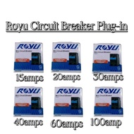 Royu Circuit Breaker Bolt - on & Plug In Type 15 - 60 amp