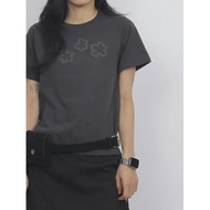 Codibook | Korea EEZEE Three-Dimensional Floral Design Short Sleeve T-shirt TS023 [Pre-Order] Short 