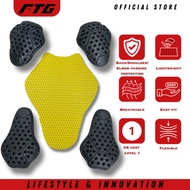 FTG 5 PIECES PAD SET - CE LEVEL 1 (FOR FTG AEROMAX JACKET ALSO COMPATIBLE FOR FJK02 & FJK03)