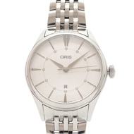 近全新 Oris Artelier Date Diamond 01 561 7724 4051 SS 銀色自動腕錶 0121 [二手] ORIS