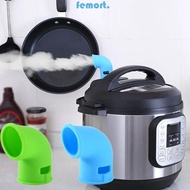 FEMORT Instant Pot Exhaust Hole, Exhaust Pipe Diverter Pressure Cooker Steam Diverter, Silicone Pressure Cooker Accessories 360 Rotating Pressure Cooker Exhaust Pipe
