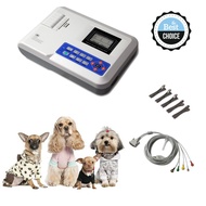 CONTEC ECG100G Veterinary EKG Monitor Portable 12-Lead ECG Machine for Pet Clinic Animal Heart Check