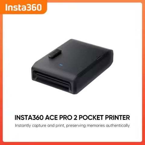 Insta360 Ace Pro 2 Pocket Printer Bluetooth Instant Photo Printer with Signature Watermark For Insta