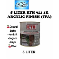 5L KTH Paint Protective Coating KTH 911 Clear 1K Acrylic Finish (TPA)