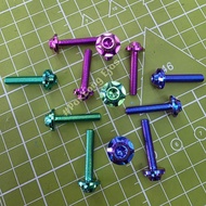 Xmax Screw Titanium Windshield Grade GR5 4pcs