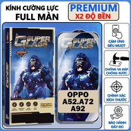 OPPO A52 /A72 /A92 Tempered Glass full Screen Transparent. Screen Protector