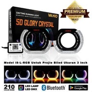 I8-L-3.0-WRGB - Premium Shroud Case Crystal Angel Eyes 5D RGB Vietnam Style VahidOriginal Model i8 |